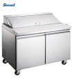 Smad 7.6cuft Stainless Steel Salad Bar Refrigeration Unit Display Refrigerator